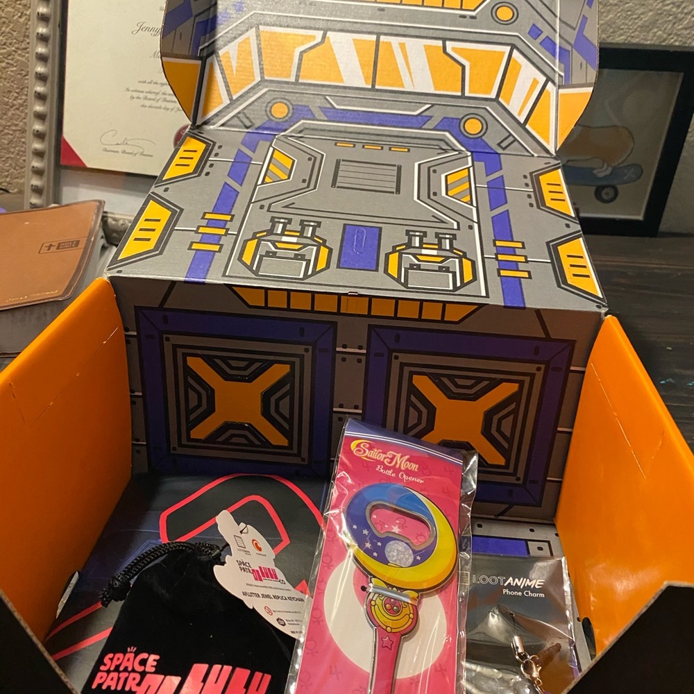 Sailor moon themed loot crate box
